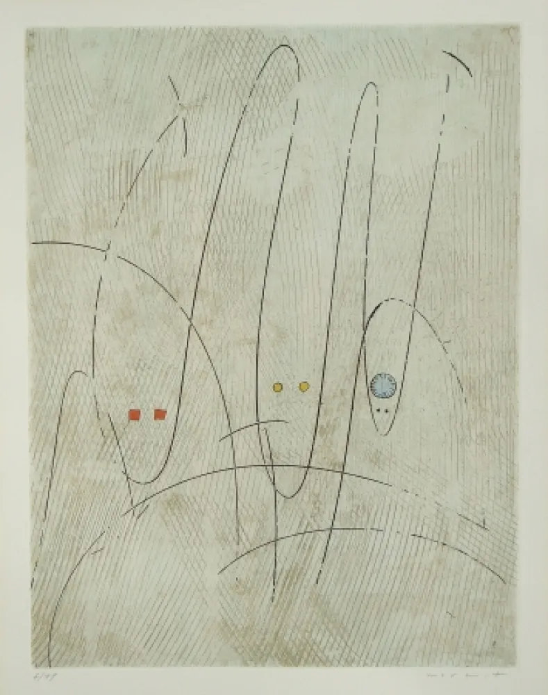 エッチングと　アクチアント Ernst - Les Requins ou Trois requins en quête d'une victime