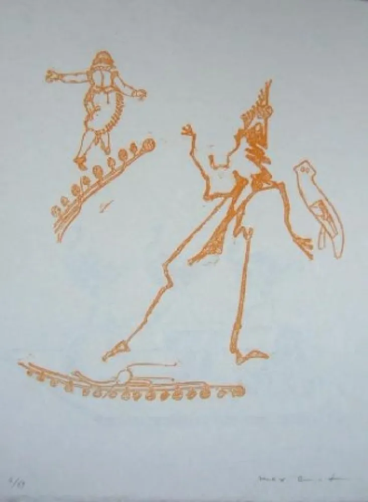 リトグラフ Ernst - Lewis Carroll's Wunderhorn 15