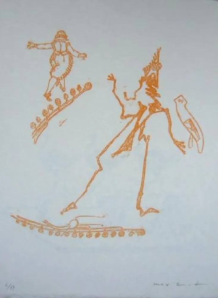 リトグラフ Ernst - Lewis Carroll's Wunderland 15