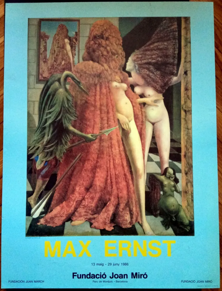 掲示 Ernst - Max Ernst Fundació Miró 1986
