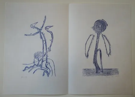 挿絵入り本 Ernst - Max Ernst - Jean Tardieu. 24 Frottagen