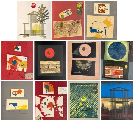 リトグラフ Ernst - René Char. DENT PROMPTE. SUITE complète des 11 lithographies originales (1969)