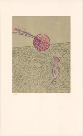 リトグラフ Ernst - Sans titre