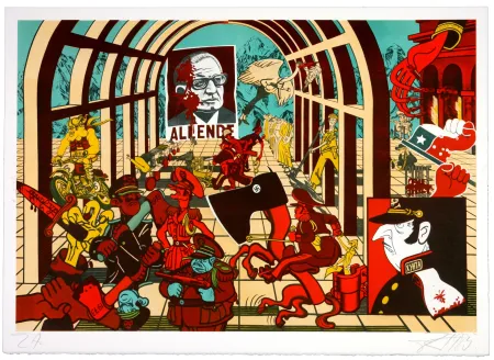 リトグラフ Erro - Allende