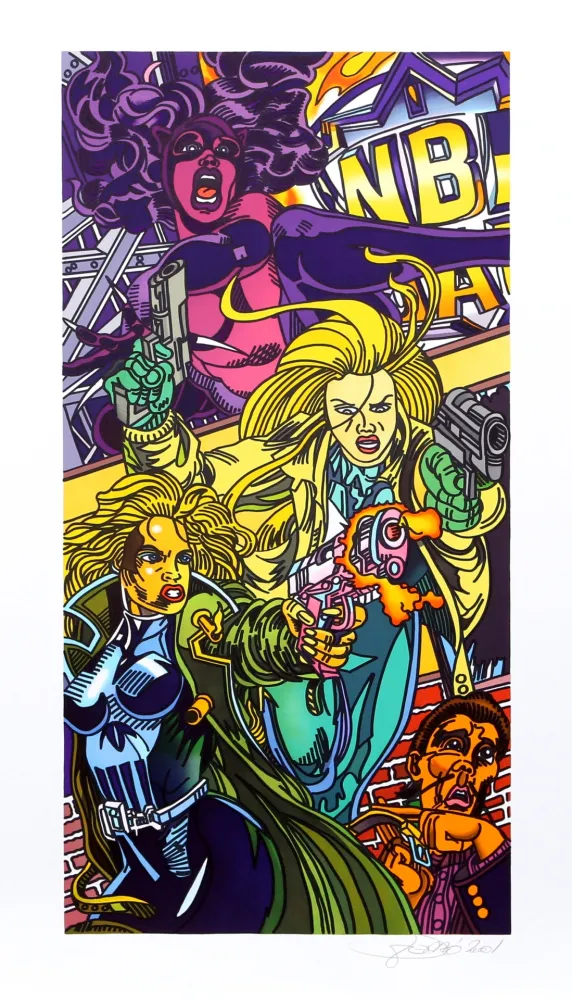 リトグラフ Erro - Catman