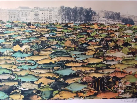 リトグラフ Erro - Fishscape