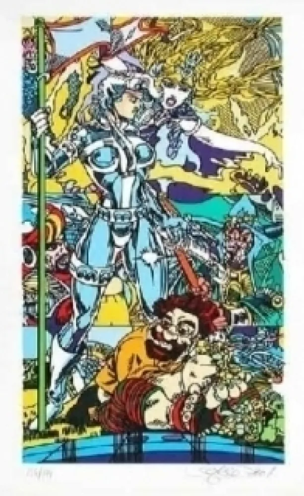 リトグラフ Erro - Forgotten future