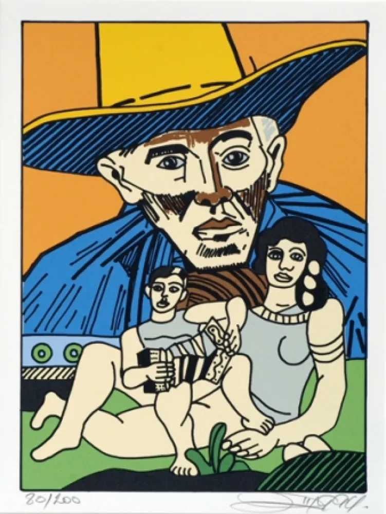 シルクスクリーン Erro - From the series 