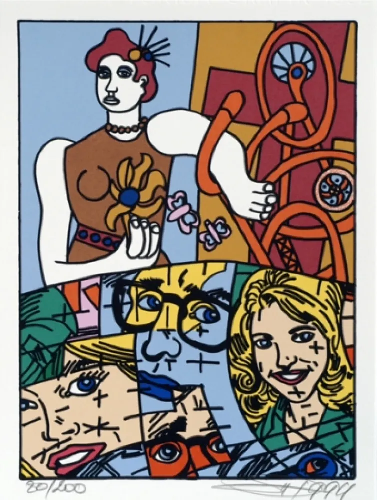 シルクスクリーン Erro - From the series 