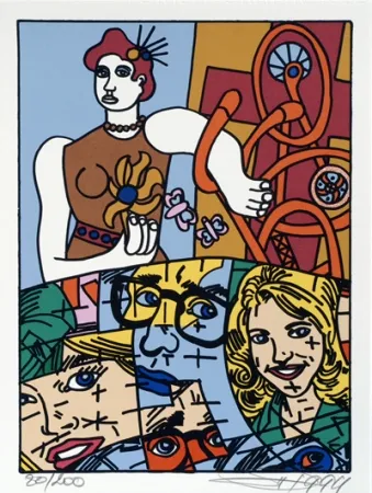 シルクスクリーン Erro - From the series 