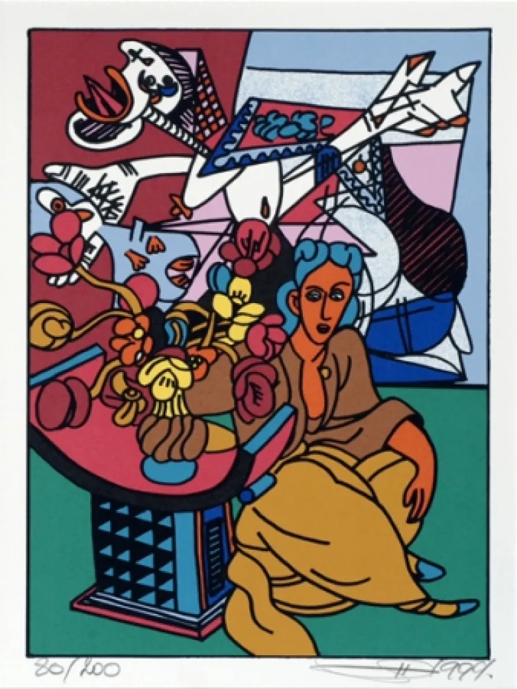 シルクスクリーン Erro - From the series 