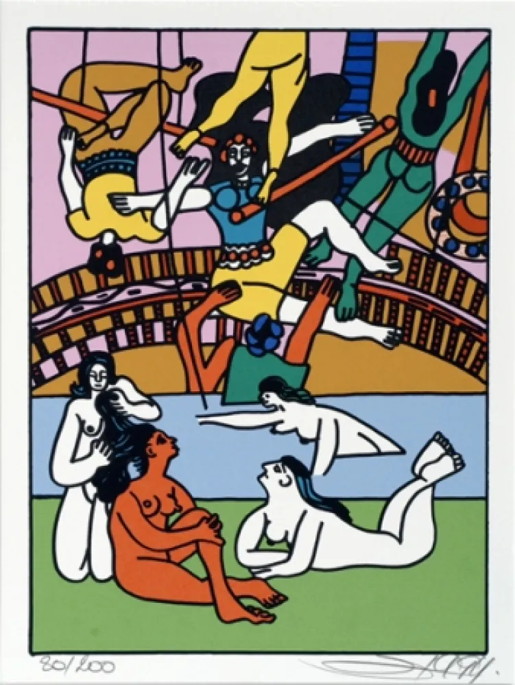 シルクスクリーン Erro - From the series 