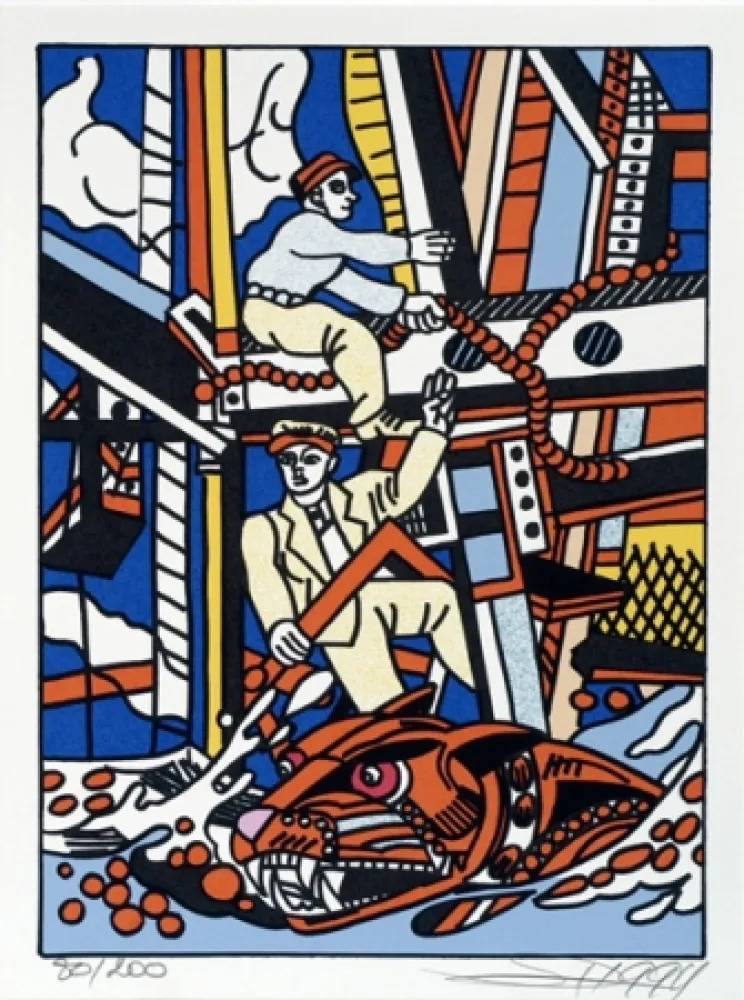 シルクスクリーン Erro - From the series 