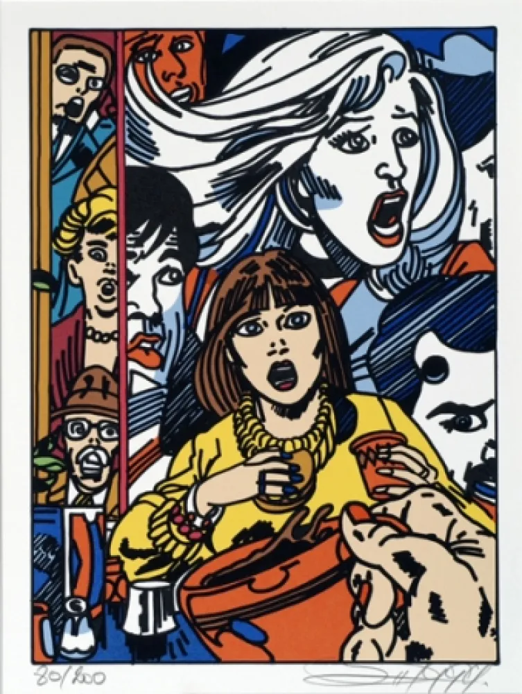 シルクスクリーン Erro - From the series 