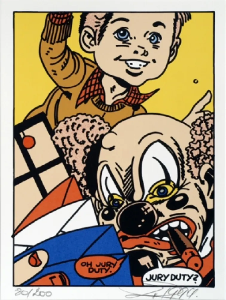 シルクスクリーン Erro - From the series 