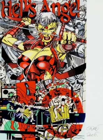 デジタル版画 Erro - Hell's Angel