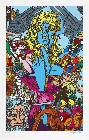 シルクスクリーン Erro - La femme fatale I