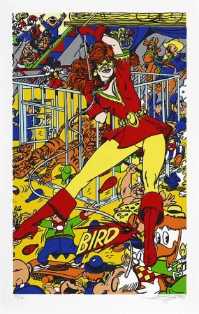 シルクスクリーン Erro - La femme fatale III