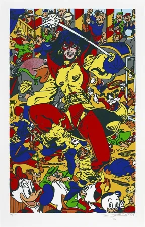 シルクスクリーン Erro - La femme fatale V