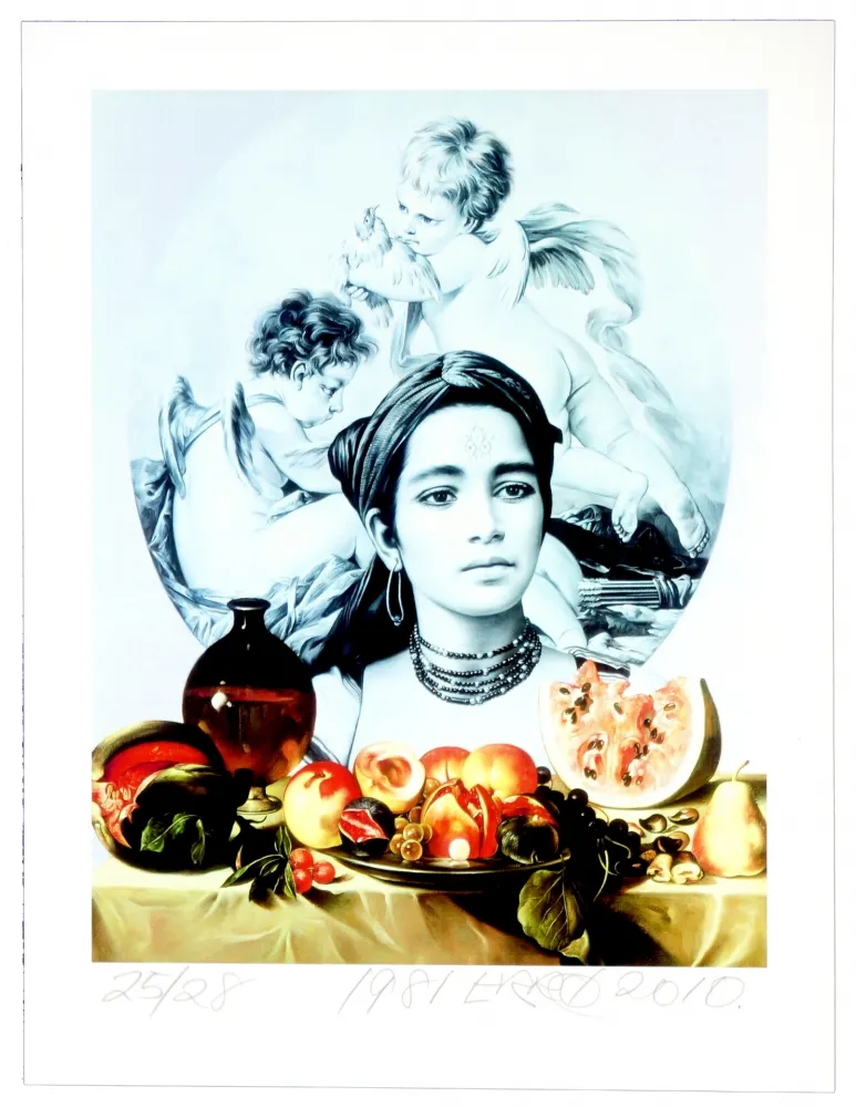 デジタル版画 Erro - Leïla