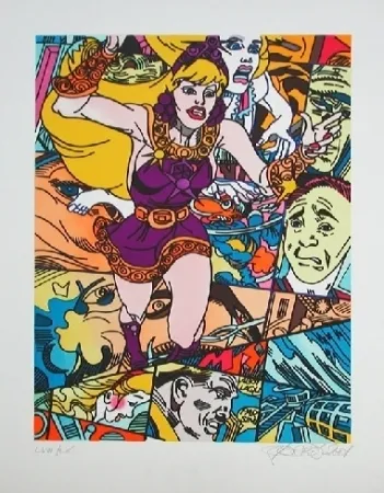 リトグラフ Erro - Moonwalker