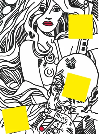 シルクスクリーン Erro - Nu (Collection Naked)