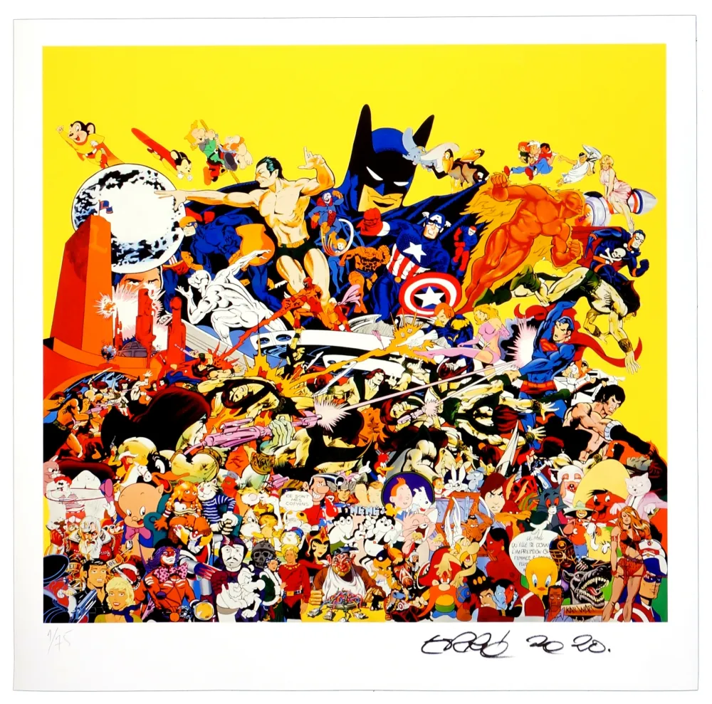 デジタル版画 Erro - San Titre