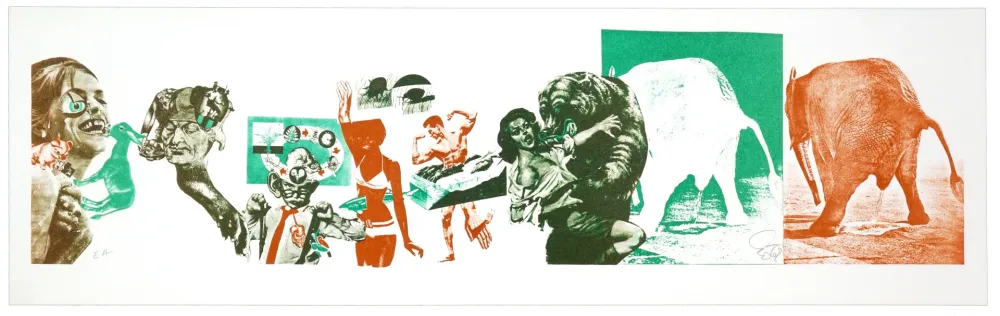 リトグラフ Erro - Sans titre