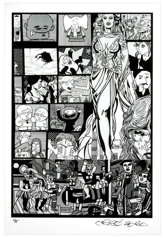 デジタル版画 Erro - Sans titre