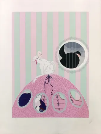 シルクスクリーン Erte - DECEPTION