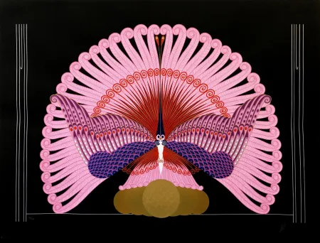 シルクスクリーン Erte - PHOENIX TRIUMPHANT