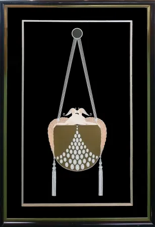 シルクスクリーン Erte - THE CLASP