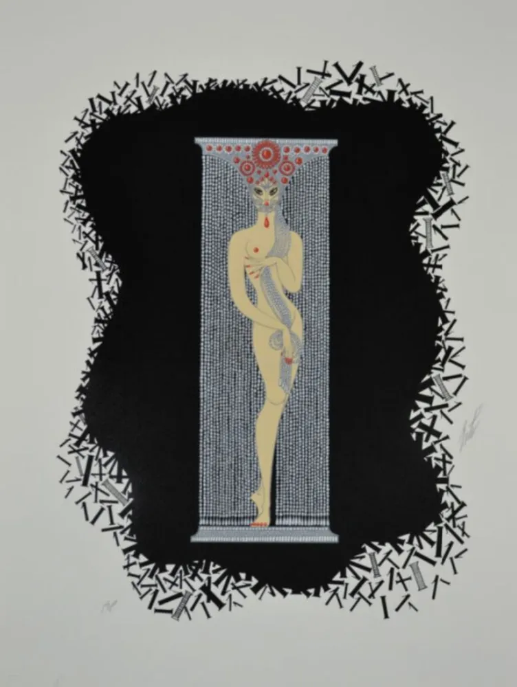 多数の Erte - The Numerals, Number “1”