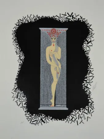 多数の Erte - The Numerals, Number “1”