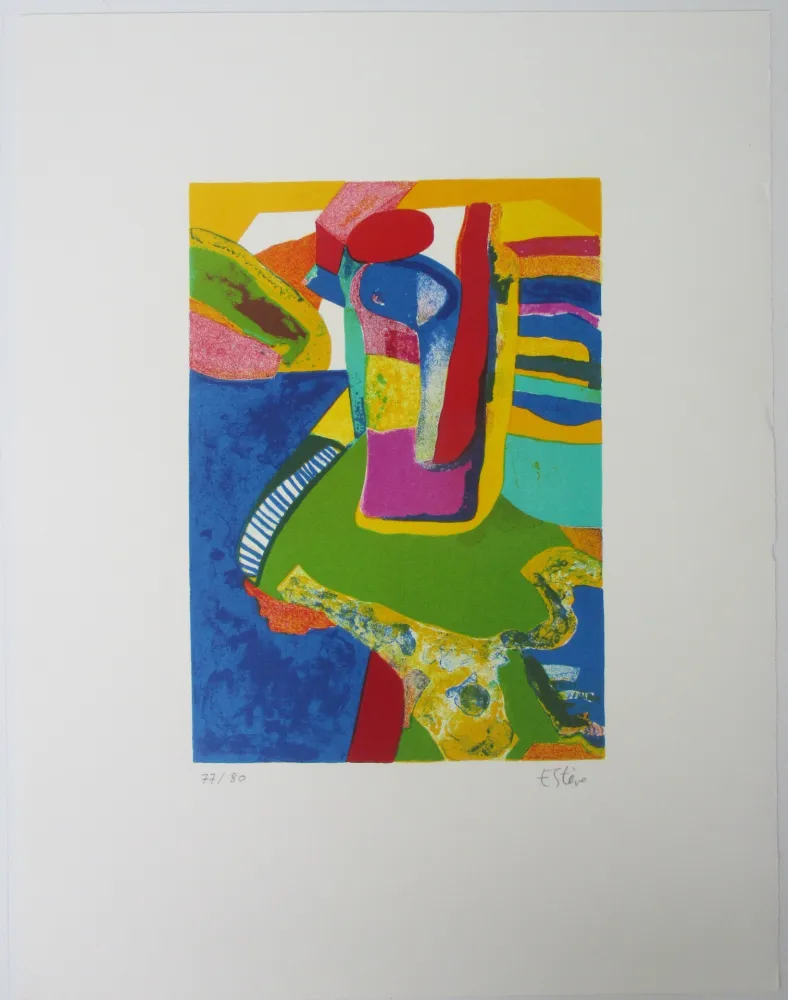 リトグラフ Esteve - Agria