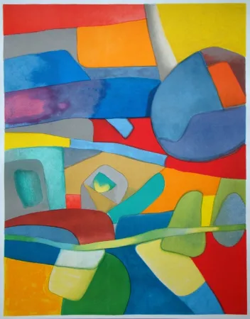 リトグラフ Esteve - Aquarelle