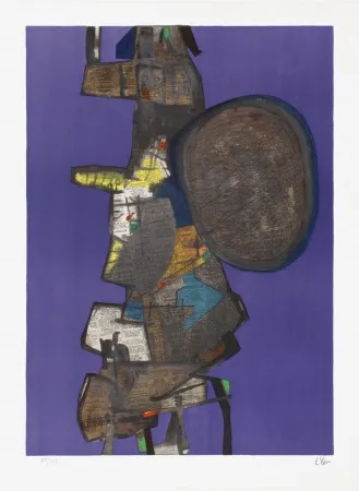 リトグラフ Esteve - Bank Street 