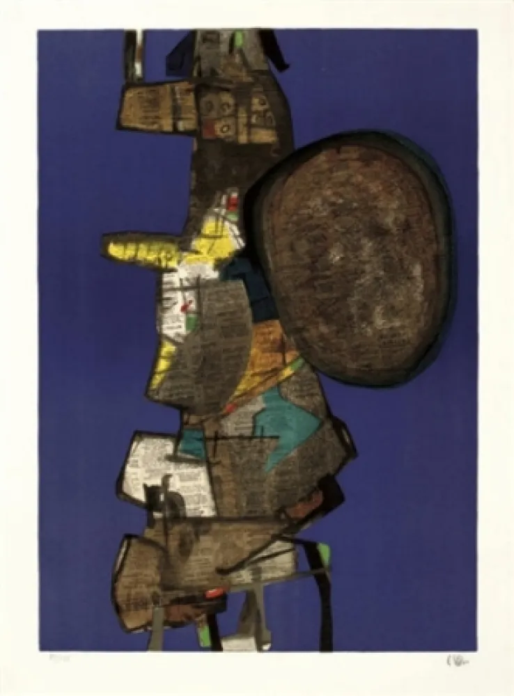 リトグラフ Esteve - Bank street