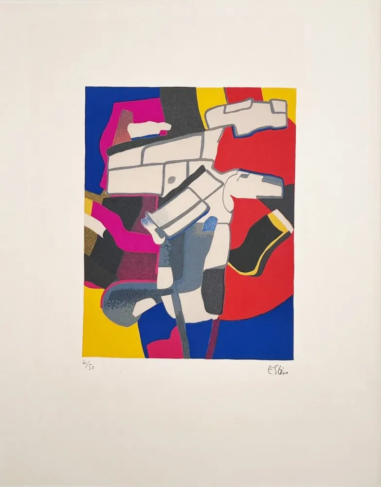 リトグラフ Esteve - Bougri 