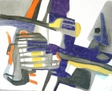 リトグラフ Esteve - Composition