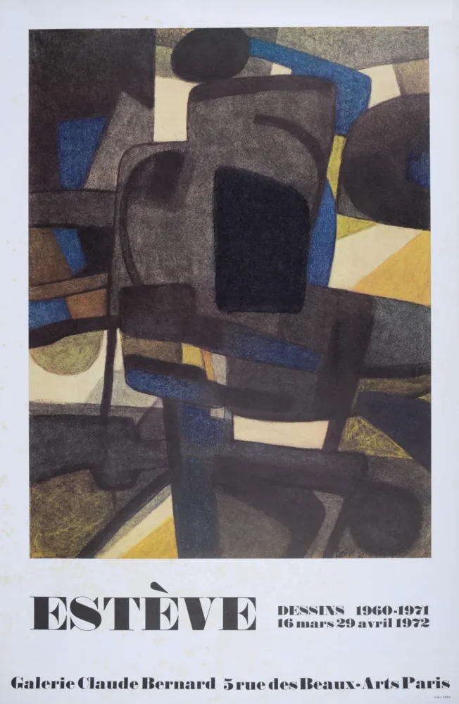 リトグラフ Esteve - Dessins, 1972