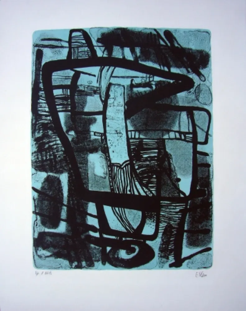 リトグラフ Esteve - Grande noire