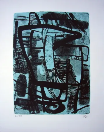 リトグラフ Esteve - Grande noire