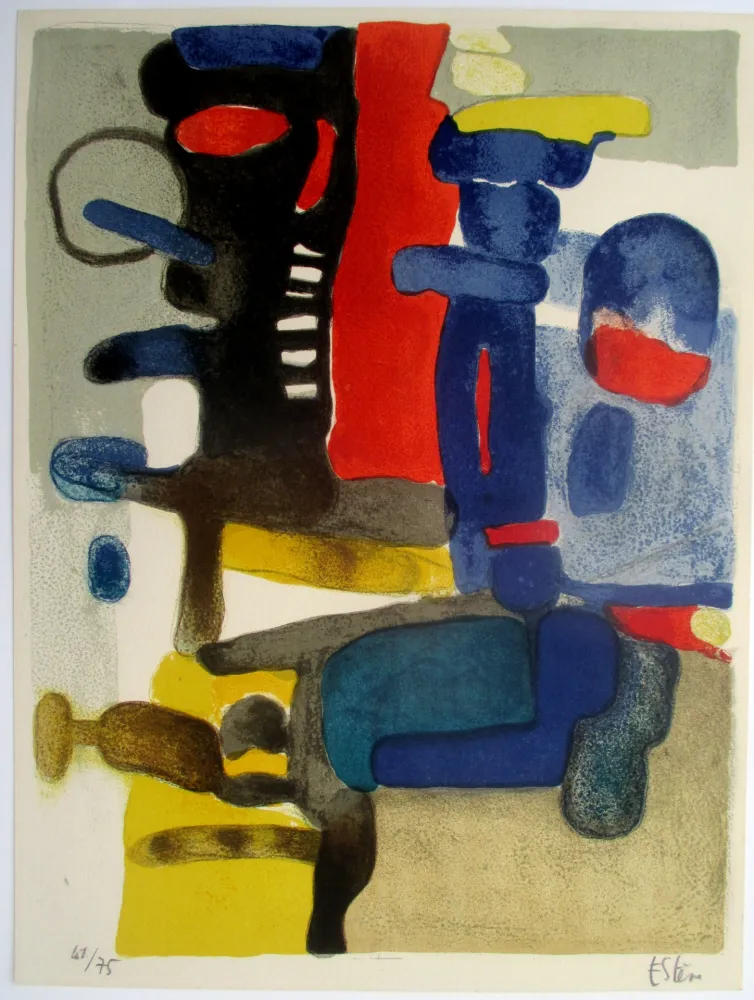 リトグラフ Esteve - Guidour