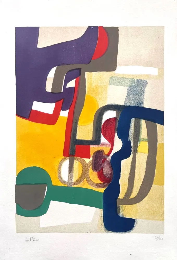 リトグラフ Esteve - Jour de fête 