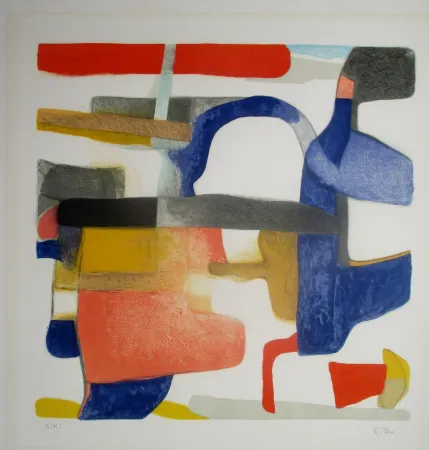 リトグラフ Esteve - La Cigale