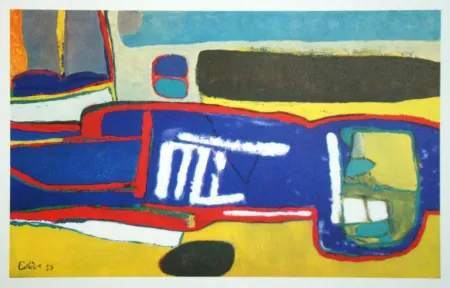 リトグラフ Esteve - La longue