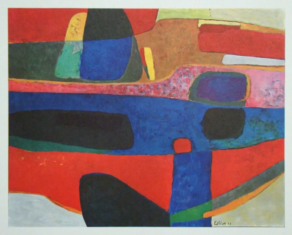 リトグラフ Esteve - La Tardes