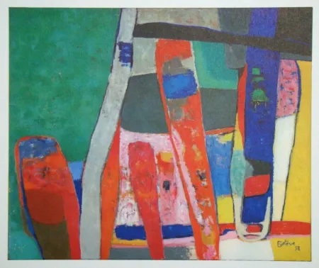 リトグラフ Esteve - L'Aumance