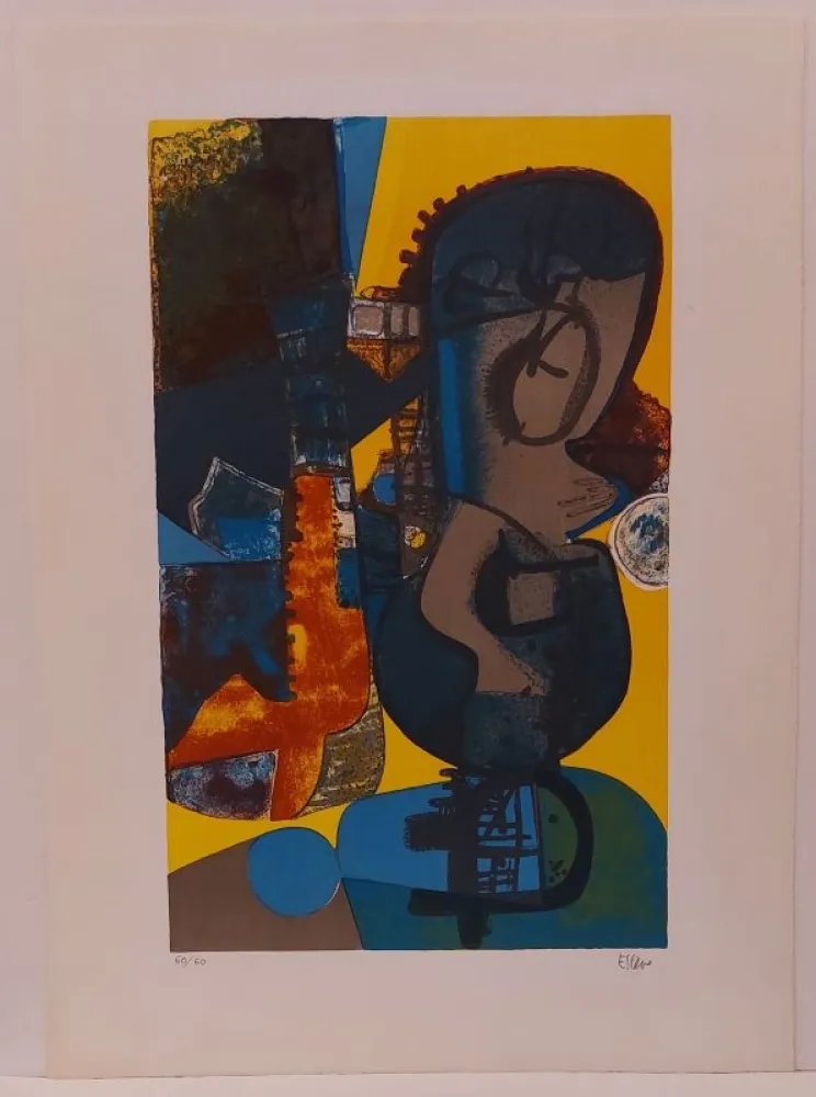 リトグラフ Esteve - Lunaire administratif 